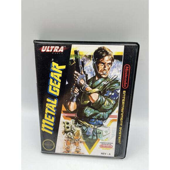Metal Gear (Nintendo Entertainment System, 1988) Cart, Manual, & Case - Picture 1 of 12